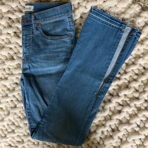 Madewell Flare Jeans with side slits